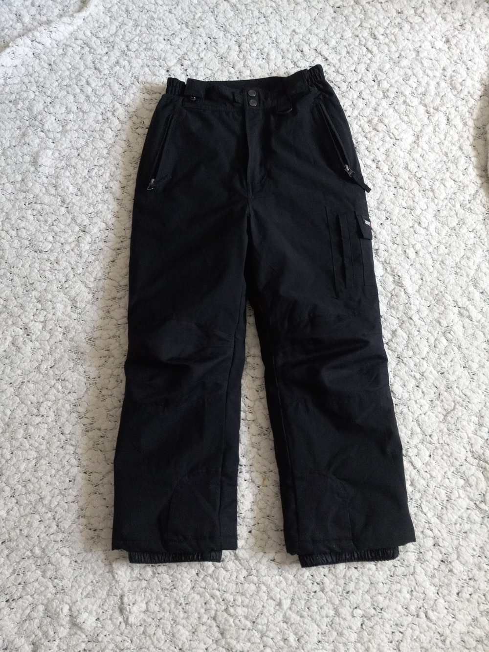 32 Degree Boys Black Snow Pants Waterproof Size M 10/12